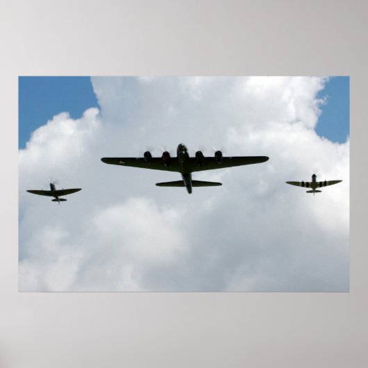 B-17 vliegende Vesting Poster (Voorkant)