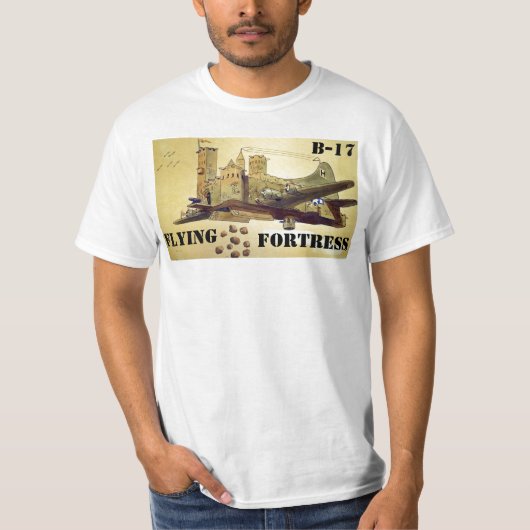 B-17 Vliegende vesting T-shirt (Voorkant)