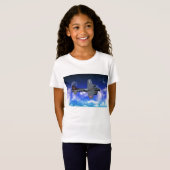 B-17 Vliegende vesting T-shirt (Voorkant volledig)