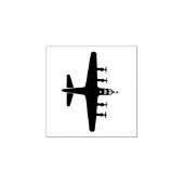  B-17-vliegtuig Rubberstempel (Afrduk)