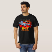B-17 Vliegtuig zware vliegtuigbommenwerper Air T-shirt (Voorkant volledig)