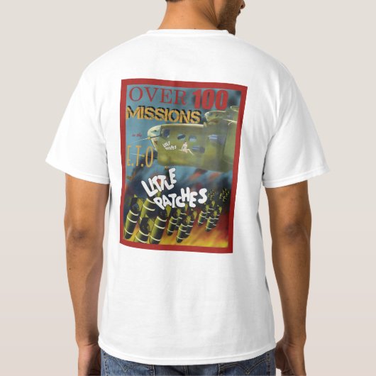 B 17 Vliegvliegtuig T Shirt (Achterkant)