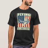 B-17 Vliegvliegtuig Usaf Vliegtuig Bomber T-shirt (Voorkant)