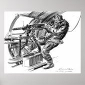 B-17 Waist Gunner 1942 Poster (Voorkant)