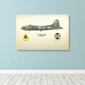 B-17 "Ye Olde Pub" Canvas Afdruk (Insitu (Houten vloer))