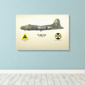 B-17 "Ye Olde Pub" Canvas Afdruk (Insitu (Houten vloer))