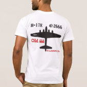 B-17E 666 T-SHIRT (Achterkant)