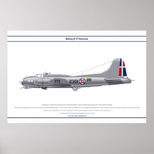 B-17G Dominicaanse Republiek 1 Poster