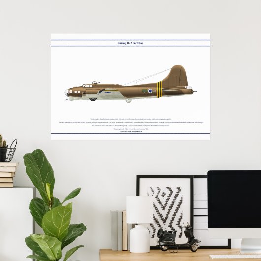 B-17G Israël 1 Poster (Thuiskantoor)