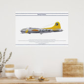 B-17G USA 837BS 1 POSTER (Keuken)