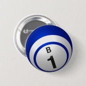 B 1 bingo ronde button 5,7 cm (Voorkant /achterkant)