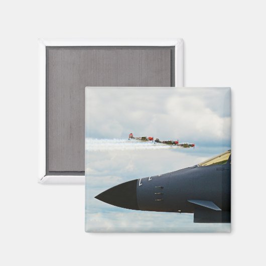 B-1 Bomber- en WWII-strijders Magneet (Voorkant / Achterkant)