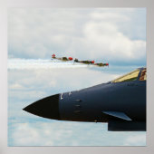 B-1 Bomber- en WWII-strijders Poster (Voorkant)