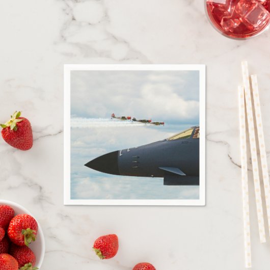 B-1 Bomber- en WWII-strijders Servet (Insitu)