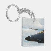 B-1 Bomber- en WWII-strijders Sleutelhanger (Voorkant Links)