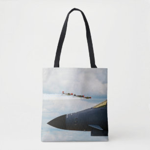 B-1 Bomber- en WWII-strijders Tote Bag