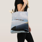 B-1 Bomber- en WWII-strijders Tote Bag (Dichtbij)