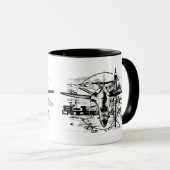 B-1 Lancer 11 oz Ringer Mok (Voorkant rechts)