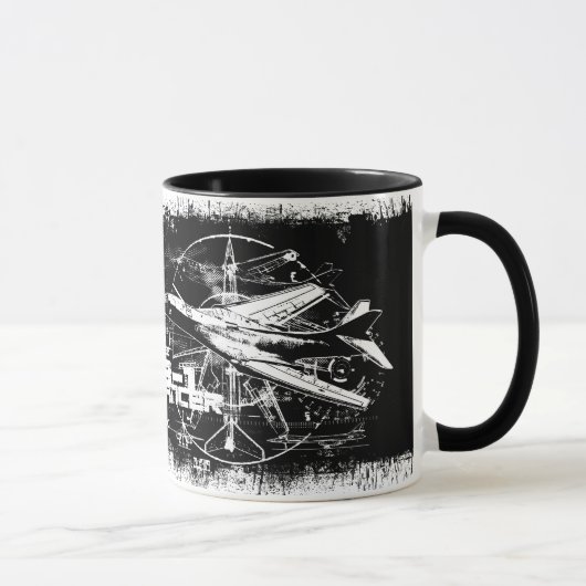B-1 Lancer 11 oz Ringer Mok (Rechts)