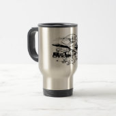 B-1 Lancer 15 oz Mok voor reizen/forensen (Voorkant links)
