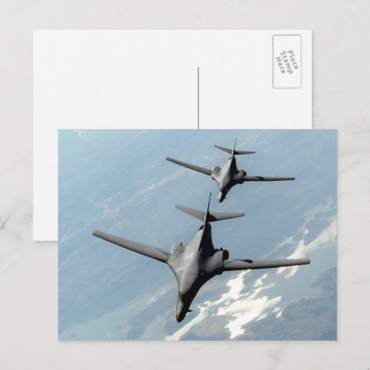 B-1 Lancer Briefkaart (Voorkant / Achterkant)