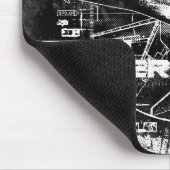 B-1 Lancer Mousepad Muismat (Hoek)