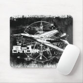 B-1 Lancer Mousepad Muismat (Met muis)