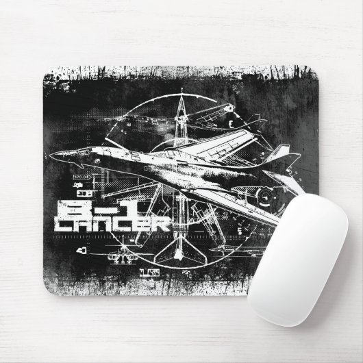 B-1 Lancer Mousepad Muismat (Met muis)