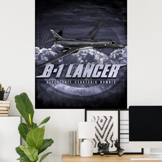 B-1 Lancer Poster (Thuiskantoor)
