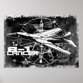 B-1 Lancer Print (Voorkant)