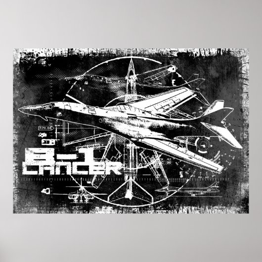 B-1 Lancer Print (Voorkant)