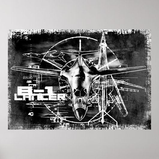 B-1 Lancer Print (Voorkant)