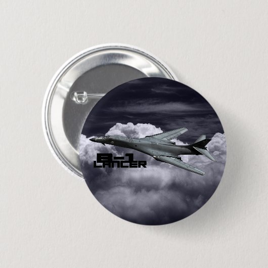 B-1 Lancer Round Button (Voorkant /achterkant)
