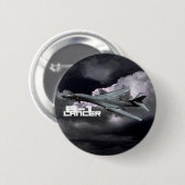 B-1 Lancer Round Button (Voorkant /achterkant)