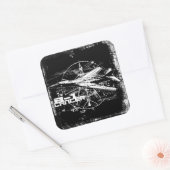 B-1 Lancer Square Stickers (Envelop)