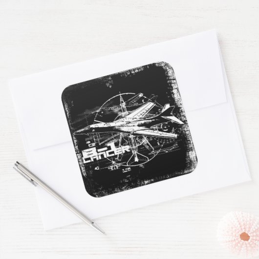 B-1 Lancer Square Stickers (Envelop)