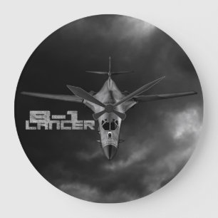 B-1 Lancering-ronde (Large) Wall Clock Grote Klok
