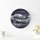 B-1 Lancering-ronde (Large) Wall Clock Grote Klok (Huis)