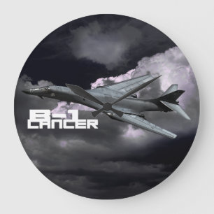 B-1 Lancering-ronde (Large) Wall Clock Grote Klok