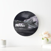 B-1 Lancering-ronde (Large) Wall Clock Grote Klok (Huis)