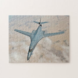 B-1B Bomber tijdens de vlucht - Volledig voorwaart Legpuzzel