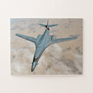 B-1B Bommenwerper in vlucht met volledig naar vore Legpuzzel