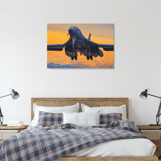 B-1B-LANCER 24x36 Canvas Afdruk (Insitu (Slaapkamer))