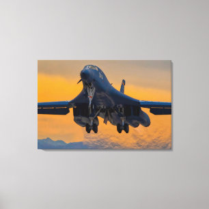 B-1B-LANCER 24x36 Canvas Afdruk