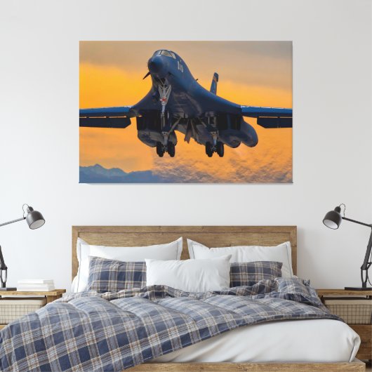 B-1B-LANCER 40x60 Canvas Afdruk (Insitu (Slaapkamer))