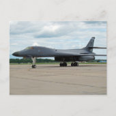 B-1B Lancer Bomber op aarde Briefkaart (Voorkant)