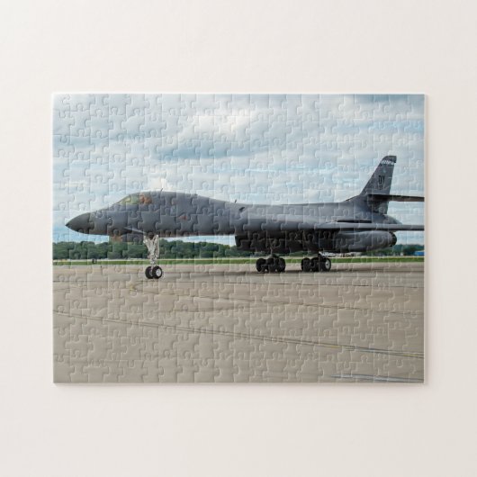 B-1B Lancer Bomber op aarde Legpuzzel (Horizontaal)