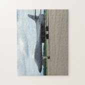 B-1B Lancer Bomber op aarde Legpuzzel (Verticaal)