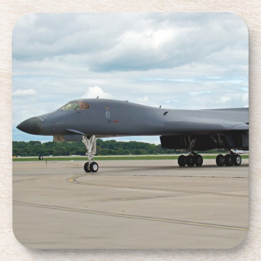 B-1B Lancer Bomber op aarde Onderzetter (Voorkant)