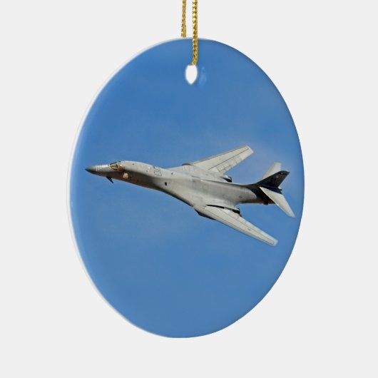 B-1B Lancer Bomber Wings Swept Keramisch Ornament (Rechts)